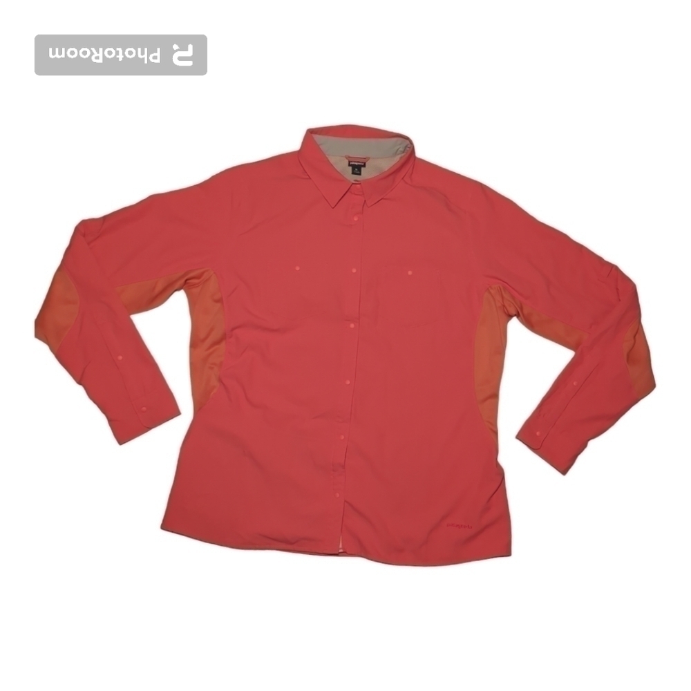 Patagonia Long Sleeved Sol Patrol Shirt, Pink, size extra large XL Patagonia
